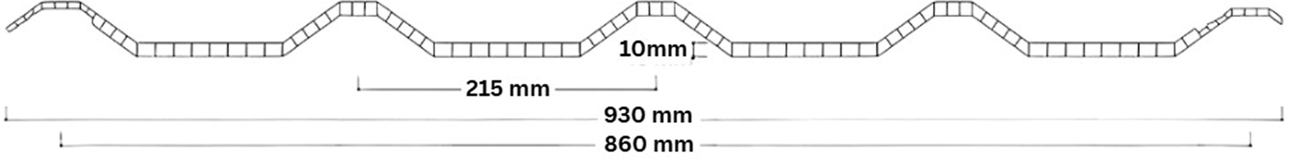 Gambar Teknis YUTAROOF uPVC DOUBLE LAYER (EFF. 86) - 1
